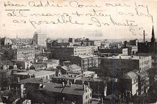 Providence Rhode Island - Vue Panoramique - Carte Postale 1908 PSTMK Westerly RI