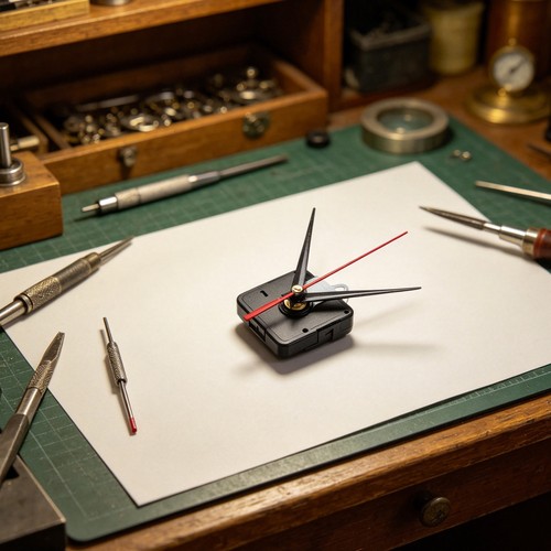Mécanisme horloge avec - mécanisme, d'horloge