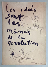 [AFFICHE MAI 68] Roberto MATTA : Les idées sont les mânes de la révolution. 1968