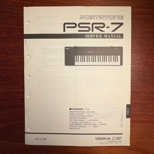 Vintage yamaha psr portatone - psr-7,