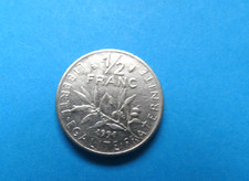 piece  France   1/2 Franc