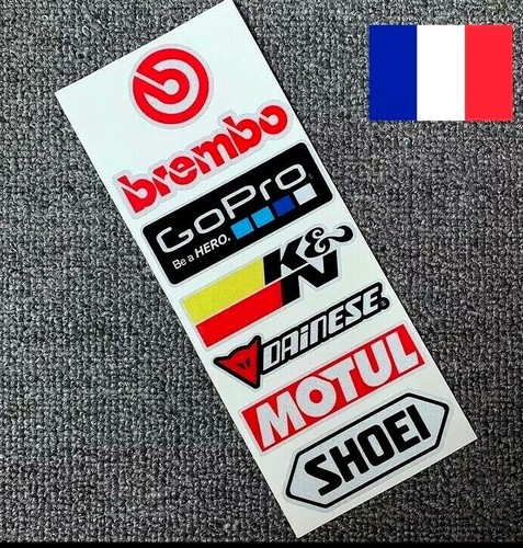 Autocollant stickers sponsors - autocollant,
