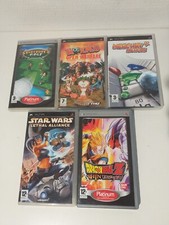 Lot 5 Jeux Sony PSP Worms Star wars DBZ ect...