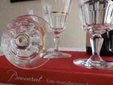 BACCARAT en CRISTAL 5 verres