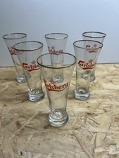 Lot De 6 Ancien Verres à Bières Carlsberg Collection