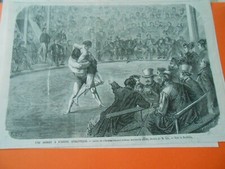 Gravure 1867 - Une soirée à