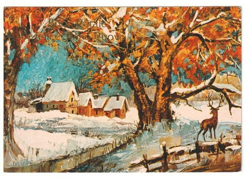 1980 carte postale - carte,