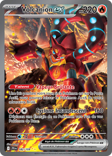 Carte pokémon volcanion - pokémon, volcanion-ex