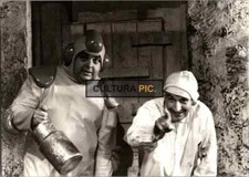 Vintage Original B&W Photo, Louis de Funès and Jacques Villeret in "La Soupe ...