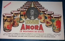 Buvard publicitaire AMORA les fables de la Fontaine