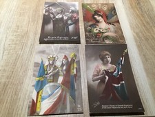 LOT DE 4 CARTES POSTALES
