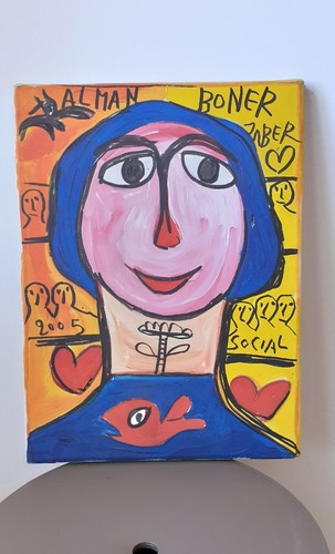 Tableau jaber huile sur - jaber-,