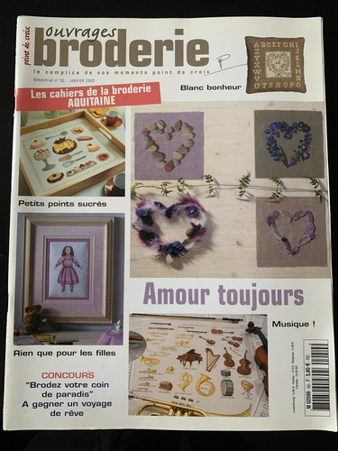 Ouvrages broderie blanc - n°50;,