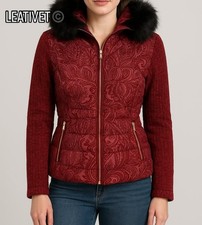 Veste bordeaux desigual - veste, taille