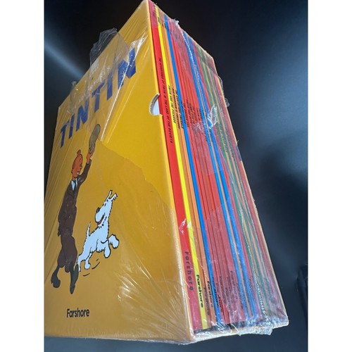 Tintin paperback boxed set - paperback, 23