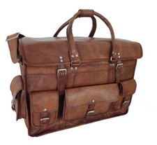 Sacoche cuir de - 22",