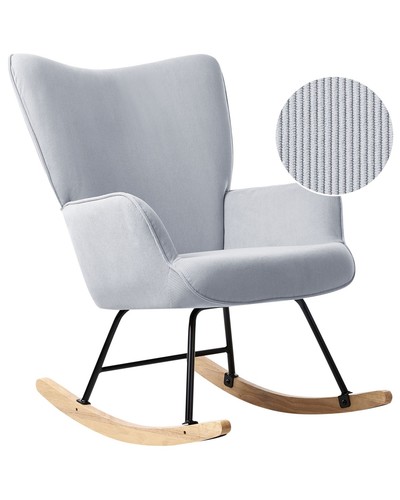 Fauteuil bascule velours - à,
