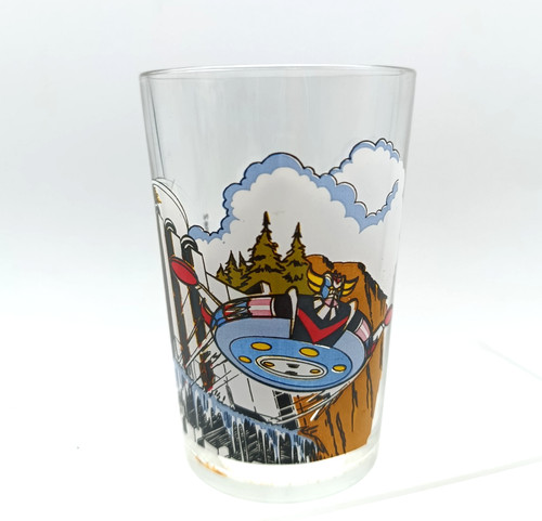 Verre moutarde robot goldorak - moutarde,