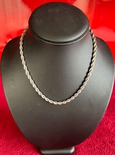 CHAINE CORDE TORSADEE/ ACIER/