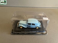 Voiture Miniature Citroen Traction Avant 15 Six Rallye Sestrières 1951 au 1/43