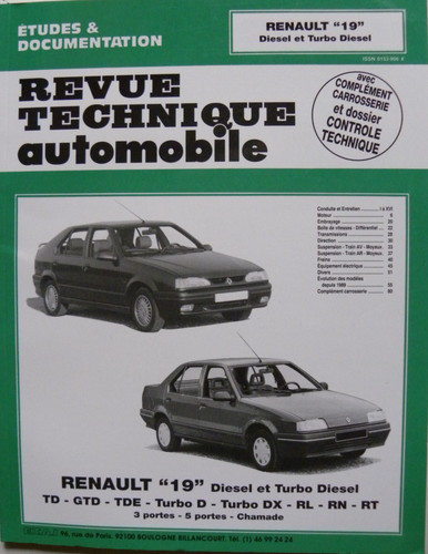 Revue technique automobile - revue,