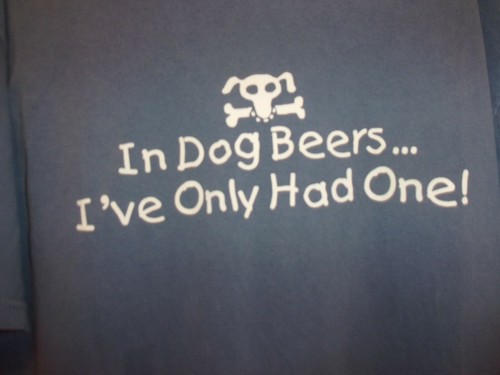 Dog beers only - dog, one