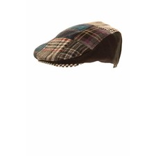 Casquette plate à motif patchwork - Homme (HA254)
