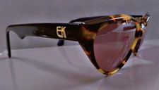 Magnifique lunettes de soleil EMMANUELLE KHANH Tortoise sunglasses vintage