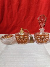 Ensemble de toilette Vintage Art Deco (cristal de Baccarat ?)
