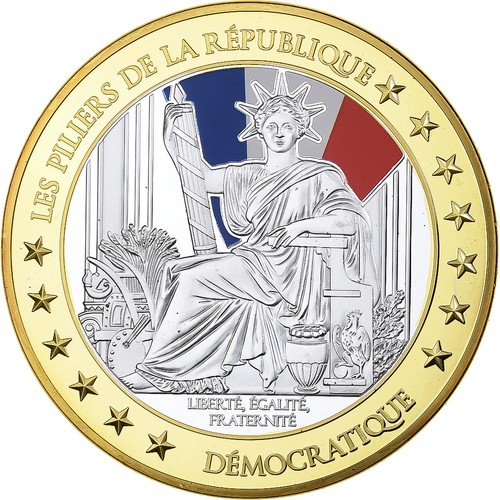 France médaille les piliers - france,,