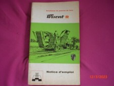 NOTICE   D'EMPLOI   ARRACHEUSE DE Pde T   WISENT  R