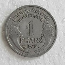 PIECE DE 1 Franc MORLON de 1948   en alu