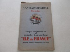 COUPE LONGITUDINALE PAQUEBOT