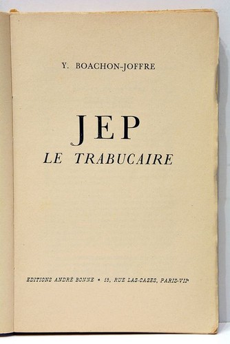 Jep boachon joffre paris - y., boachon-joffre