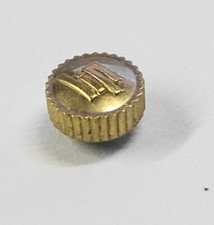 COURONNE REMONTOIR PLAQUEE OR