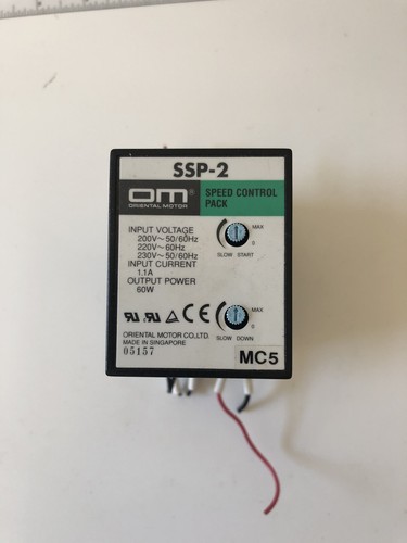 Oriental motor ssp speed - motor,