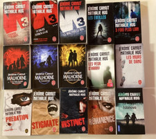 16 romans JEROME CAMUT et NATHALIE HUG thriller policier livre  W3 Malhorne