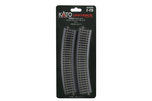 210 kato rails - kato, courbes