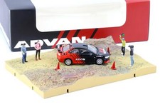 1:64 BMC BM Creations Mitsubishi Lancer Evolution X Avantage Rally Diorama Avec