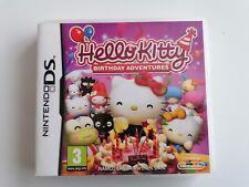 HELLO KITTY BIRTHDAY ADVENTURES - Jeu Nintendo DS COMPLET en version française