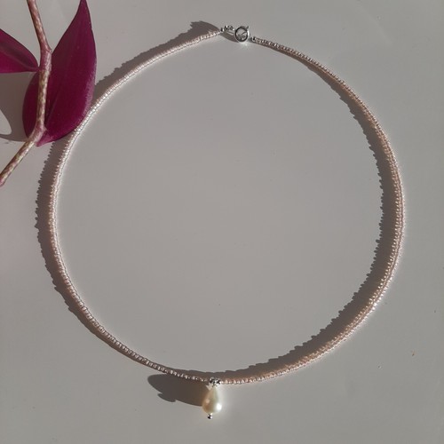 Collier perle de -  collier,