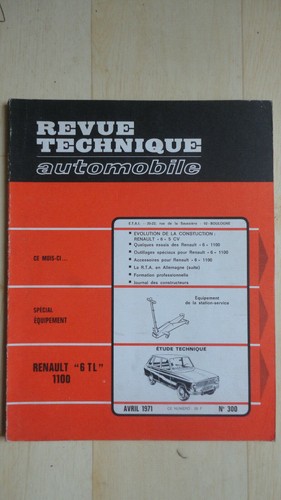 Revue technique automobile - technique,