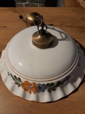 Lustre ancien en porcelaine 