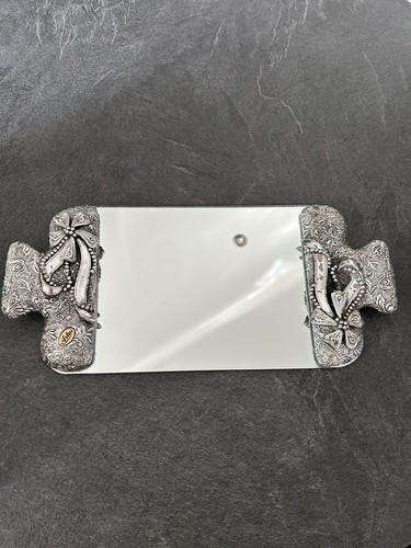 Ancien plateau miroir - plateau,