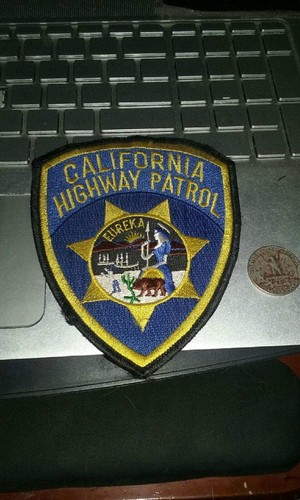 California police patch - ca,