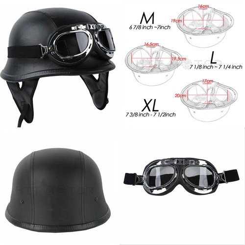 Casque moto demi - casque, dot