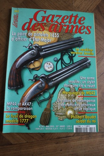 Revue gazette armes - armes, n°343