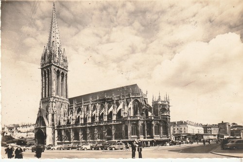 Cpsm caen eglise - eglise, pierre