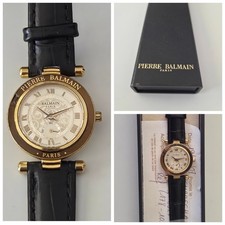 Montre femme Pierre Balmain vintage doré watch Lady