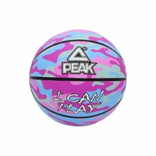 Ballon de basket Peak Peak Camo Ball Bleu Rose clair [Taille 5]